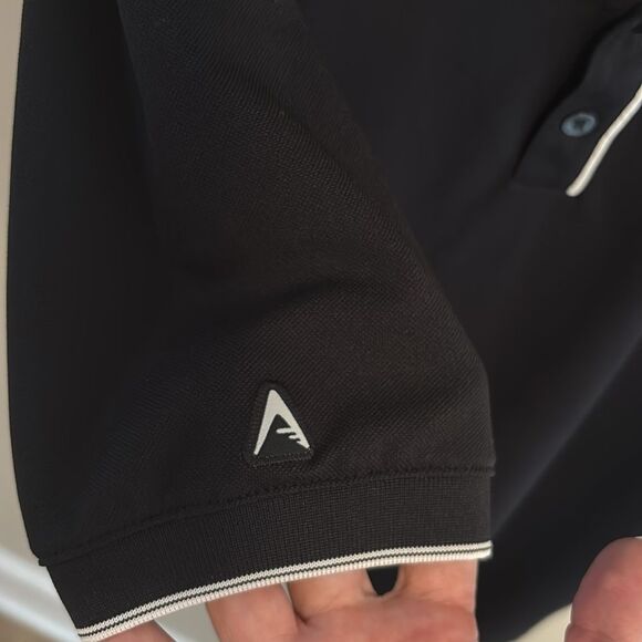 Antigua Black Polo Shirt with Georgia bulldogs logo size large - Picture 5 of 6